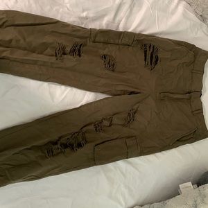 Forever 21 jogger military green size L